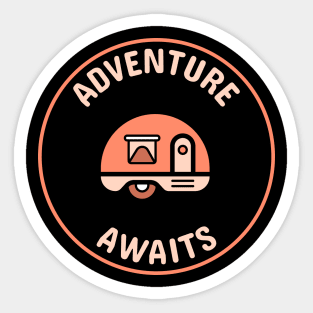 Adventure Awaits Sticker